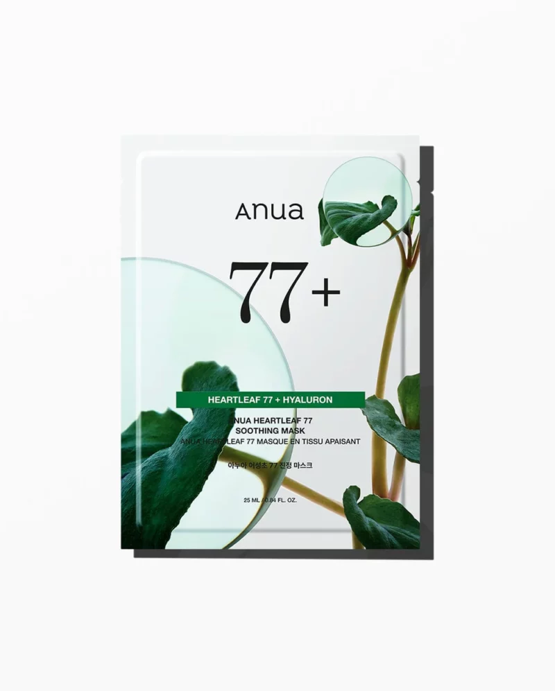 HEARTLEAF 77% SOOTHING SHEET MASK